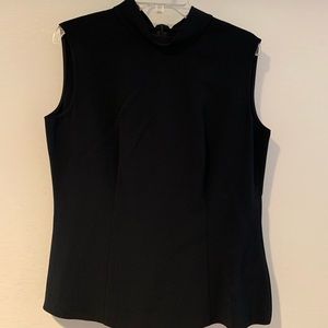 Escada mock turtleneck sleeveless top